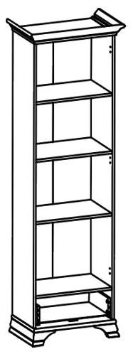 Шкаф   Kentaki Белый REG1D1S