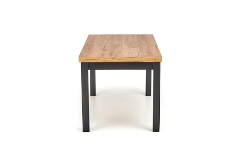 Стол обеденный HALMAR TIAGO дуб крафт/черный 140-220/80