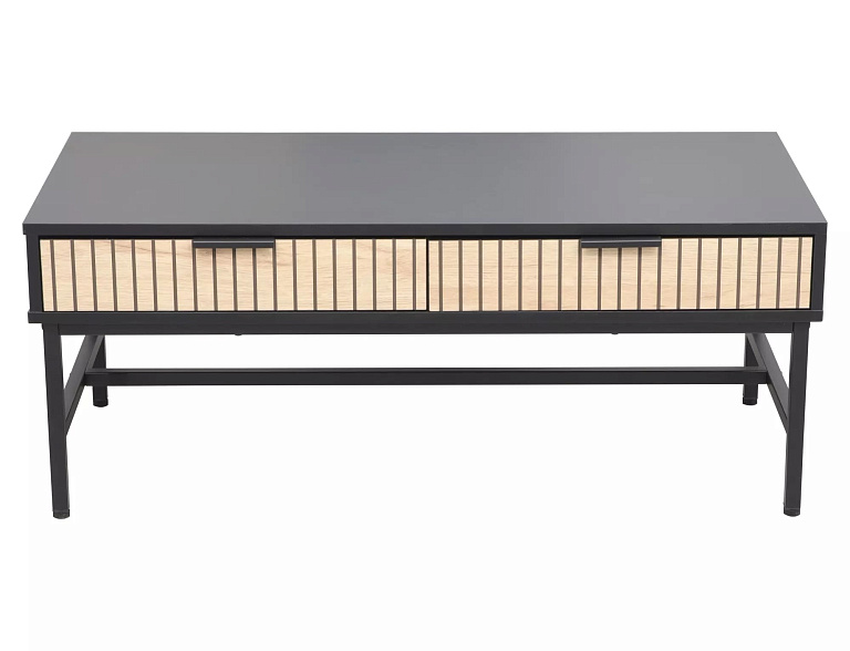 Стол журнальный SIGNAL MAGO L1 дуб/черный мат 100/48/40   MAGORTV1