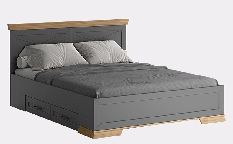 Кровать  Marselle Дымчатый алмаз LOZ/160х200