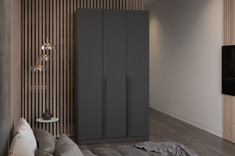 Шкаф (Графит)  Mobi SZF3D