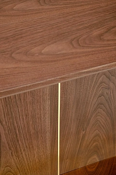 Стол обеденный HALMAR GIBSON белый мрамор/орех/золотой 160-220/90
