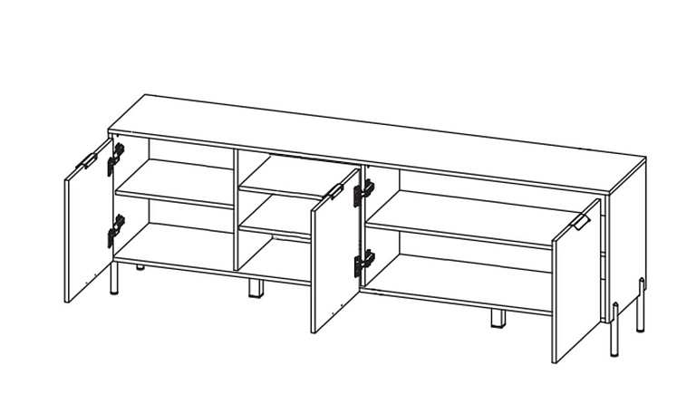 Тумба  Paloma RTV3D