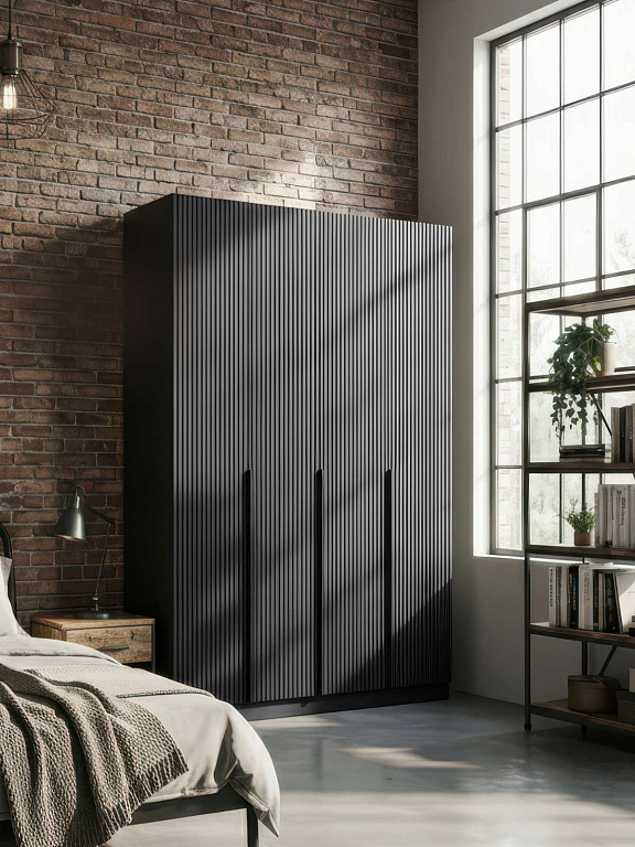 Шкаф (Графит)  Mobi SZF4D