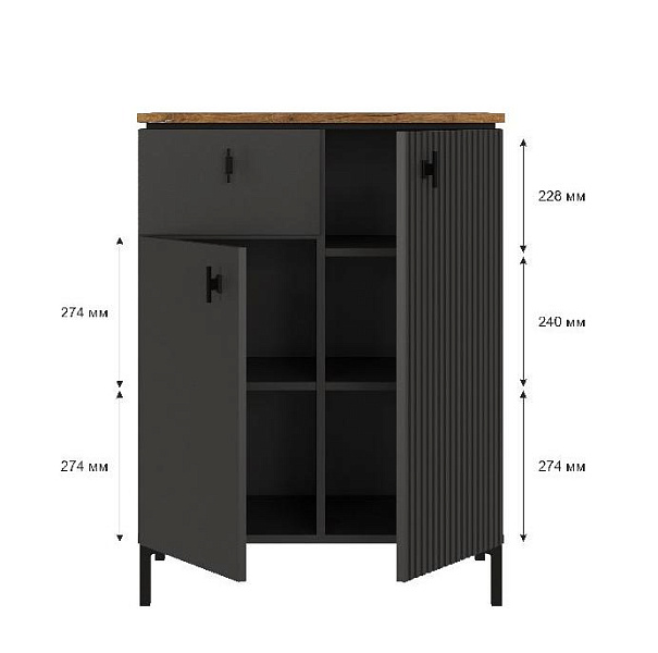 Тумба  San Gimignano KOM2D1S
