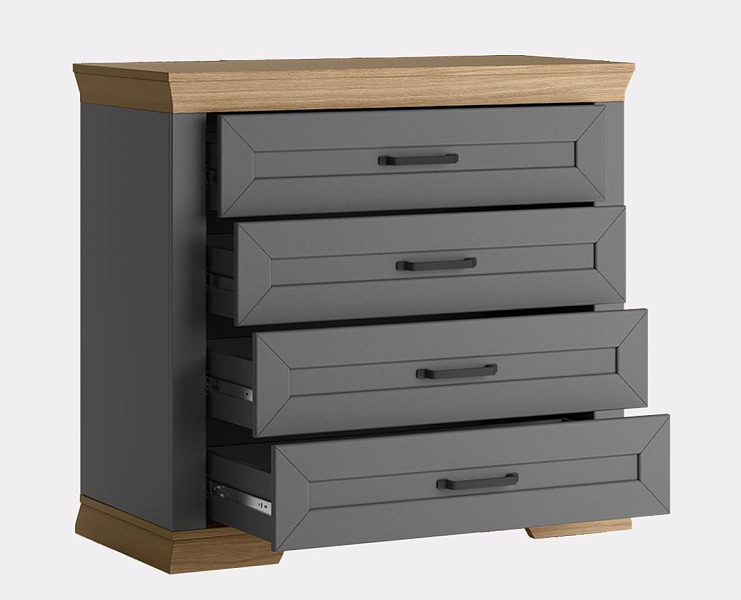 Комод  Marselle Дымчатый алмаз KOM4S