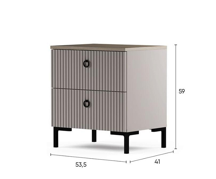 Тумба прикроватная  Domenica KOM2S