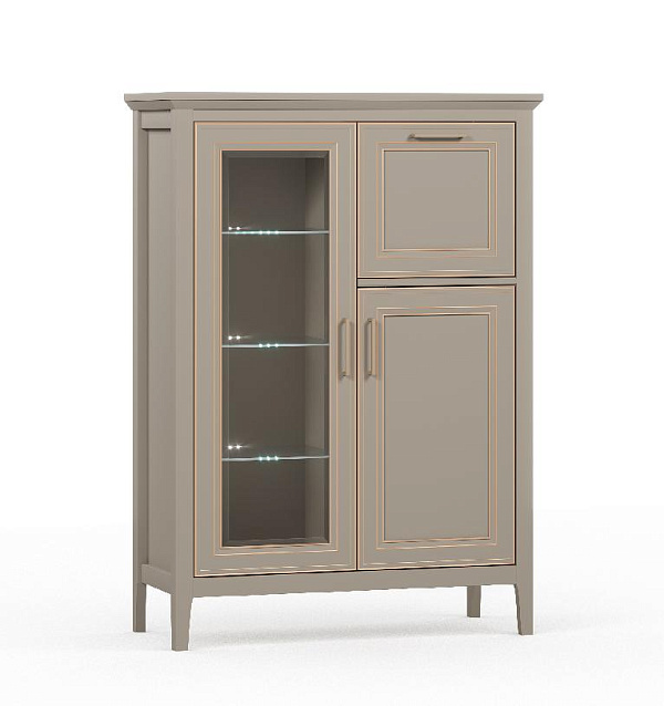 Тумба с подсветкой  Classic KOM1W1D1B