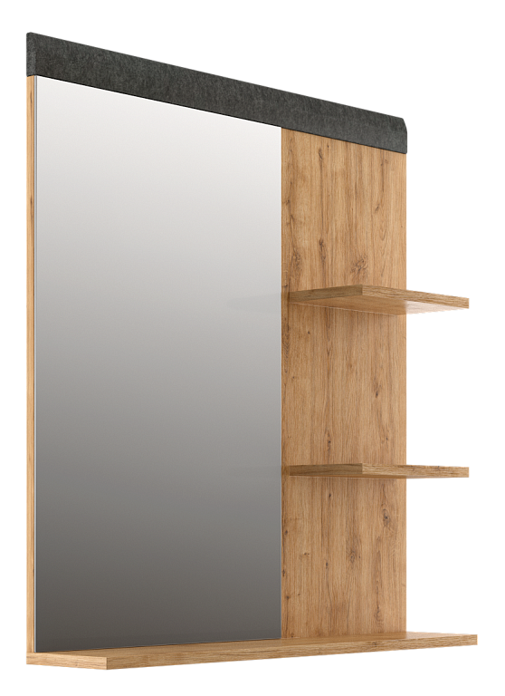 Полка настенная с зеркалом  Grace LUS80