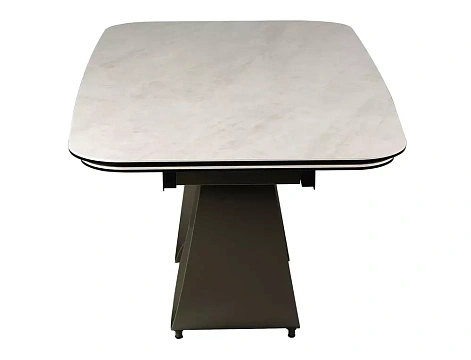 Стол обеденный SIGNAL INFINITY Ceramic бежевый Taj Mahal/медный 160-240/95