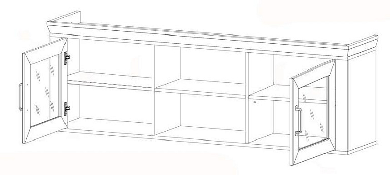 Шкаф навесной  Marselle SFW2W