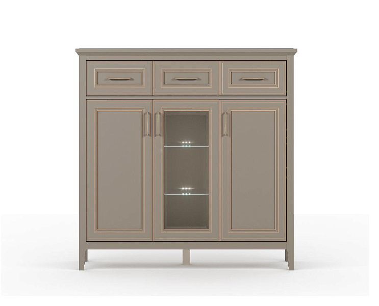 Тумба с подсветкой  Classic KOM1W2D3S