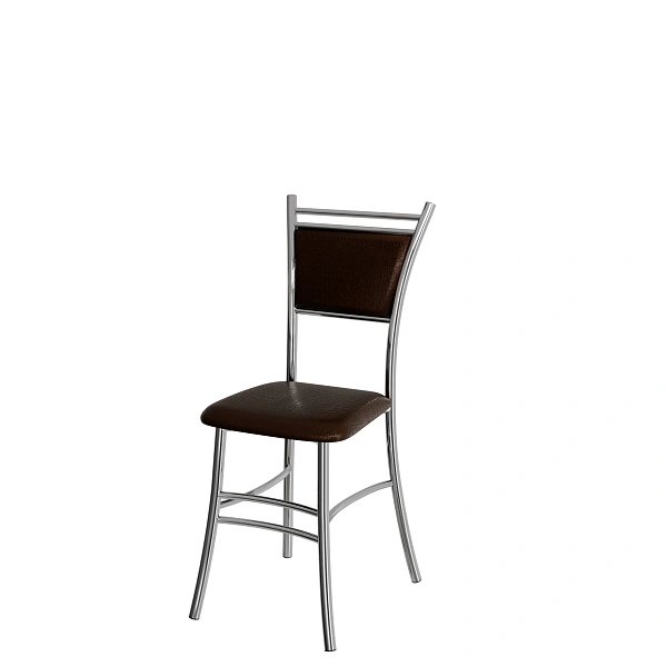 Стул ВВР Мажор Шоколад Крокодил/хром, экокожа