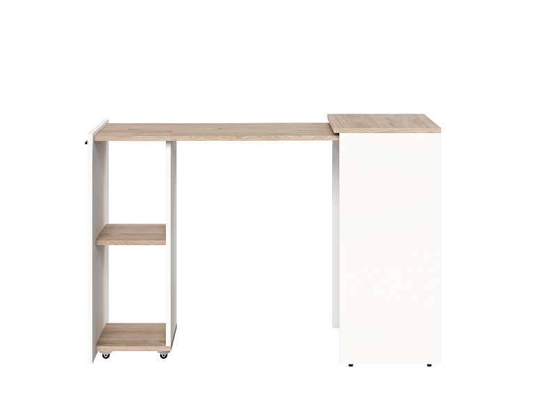 Стол-тумба (Белый/Гикори Кингстон)  Mobi BIU