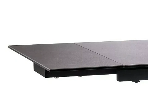 Стол обеденный SIGNAL SALVADORE Ceramic II серый/черный мат 120-180/80